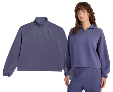 Bluza damska 4F nierozpinana miękka z modalem F1836 denim