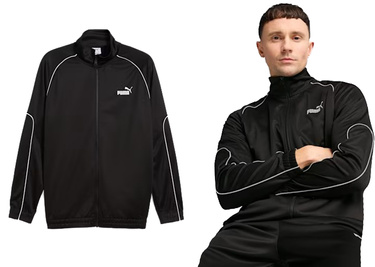 Bluza męska sportowa PUMA 684618 01 na zamek czarna