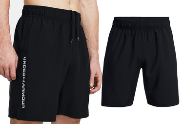 Spodenki męskie sportowe UNDER ARMOUR 1383356 100czarne