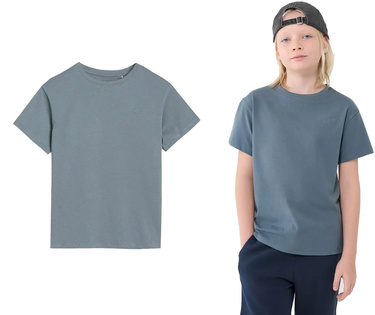 Koszulka chłopięca oversize 4F M2324 T-shirt bawełniany