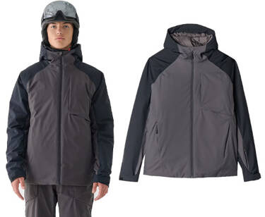 Kurtka narciarska 4F M577 sportowa na zimę z kapturem