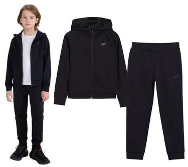 Dres sportowy 4F komplet 2-częsciowy na trening czarny