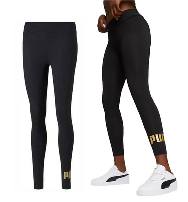Legginsy bawełniane PUMA 848307 01 sportowe