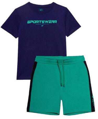Zestaw chłopięcy sportowy 4F koszulka i spodenki
