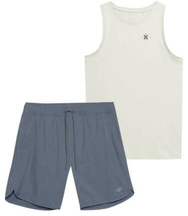 Zestaw męski 4F koszulka bokserka i szorty kąpielowe