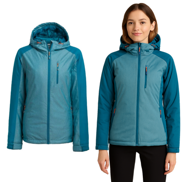 Kurtka zimowa sportowa OUTHORN KUDN601 membrana 5000 niebieska