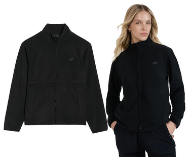 Bluza polarowa damska 4F F314 na zamek czarna