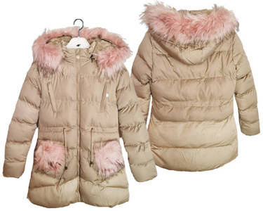 Płaszcz młodzieżowy zimowy YY0800A puchowy beż 170