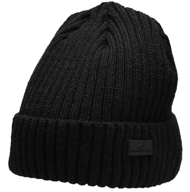 Czapka męska zimowa 4F CAM009 ciepła czarna