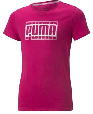 T-shirt dziewczęcy PUMA 84693714 bawełniany