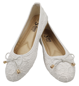 Buty komunijne baleriny dziewczęce eleganckie