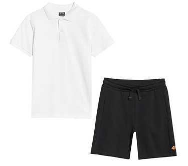 Zestaw dla chłopca 4F Koszulka polo + spodenki dresowe