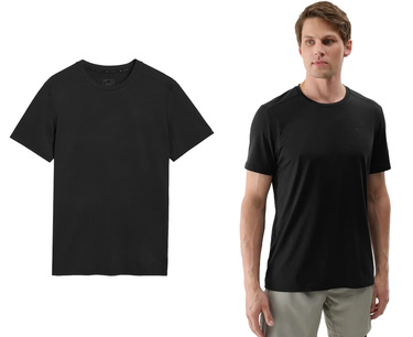 Koszulka sportowa 4F M1830 T-shirt na siłownie czarny
