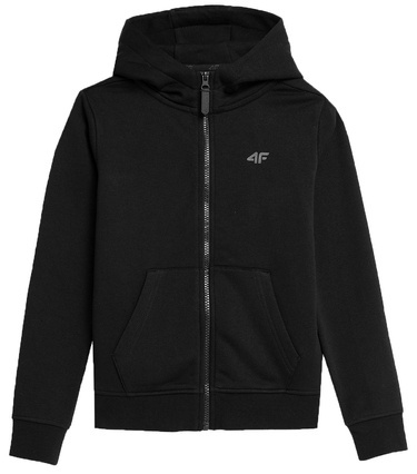 Bluza dresowa 4F F636 ocieplana na zamek czarna