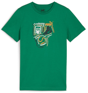 Koszulka chłopięca PUMA 680299 86 T-shirt z bawełny