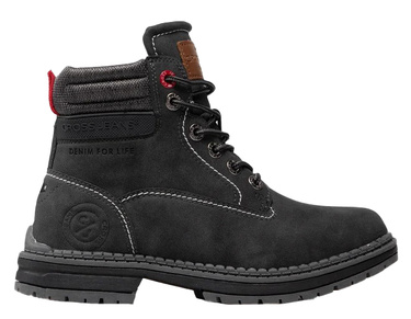 Botki trapery CROSS JEANS EE2R4008C trzewiki szary