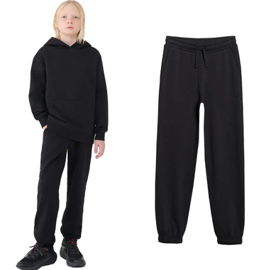 Spodnie dresowe chłopięce 4F M1188 Joggery bawełniane