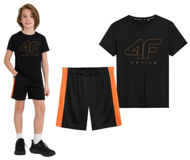 Zestaw sportowy 4F na trening WF koszulka spodenki