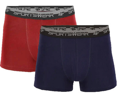 Bokserki męskie 4F M051 Majtki z bawełny 2 sztuki