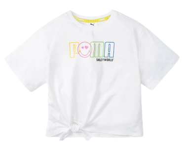T-shirt dziewczęcy PUMA 846976 02 wiązany