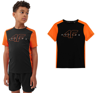 T-shirt chłopięcy 4F M167 sportowy