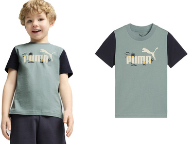 Koszulka PUMA z dużym logo 685155 30 z bawełny