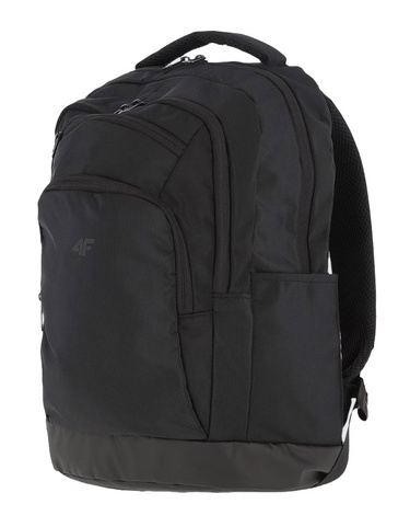 Plecak sportowy 4F szkolny pojemny A4 z kieszonkami U466 czarny