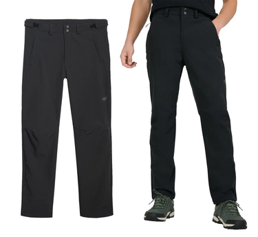 Spodnie trekkingowe 4F sportowe męskie M0990 w góry czarne