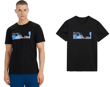 Koszulka męska bawełniana 4F M2030 t-shirt z nadrukiem