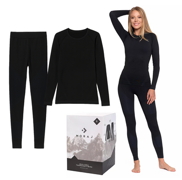 Bielizna termoaktywna damska MORAJ komplet góra dół narciarska