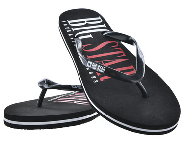 Japonki damskie BIG STAR LL274810 klapki czarne