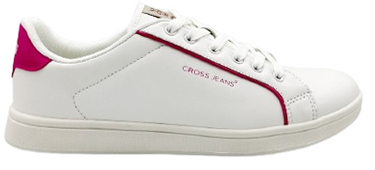 Trampki damskie Cross Jeans JJ2R4024C sznurowane eko skóra