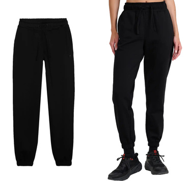 Damskie spodnie dresowe 4F F1137 bawełniane czarne