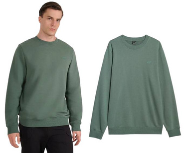 Bluza dresowa 4F zakładana przez głowę M1981 zielona
