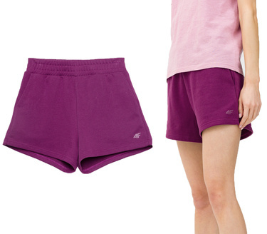 Spodenki dresowe damskie 4F F286 szorty na lato fiolet