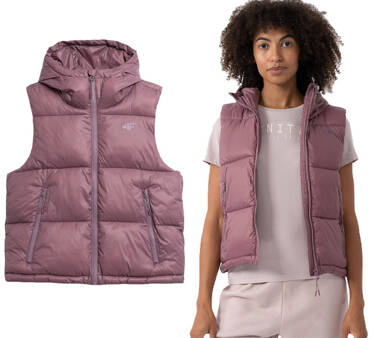 Kamizelka damska 4F F073 bezrękawnik na zamek