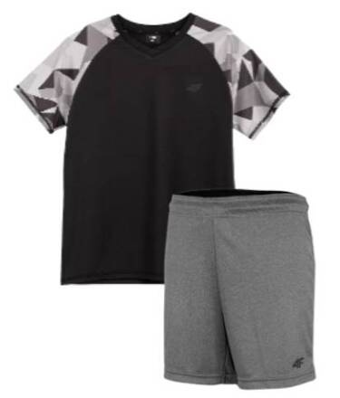 Zestaw sportowy chłopięcy 4F strój na trening koszulka, spodenki