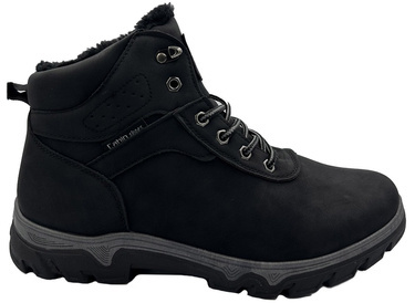 Trapery męskie zimowe U32-1 ocieplane czarne