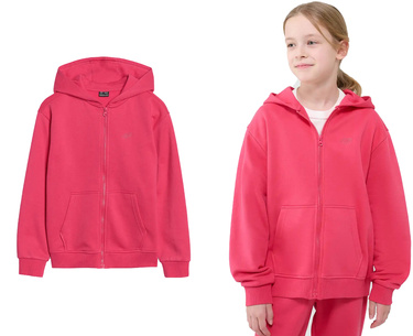 Bluza dresowa 4F z kapturem F1853 rozpinana ocieplana