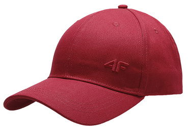Czapka z daszkiem męska 4F M119 czerwona