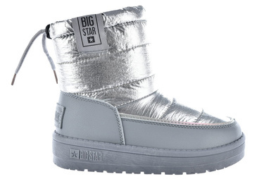 Śniegowce BIG STAR KK374218 buty zimowe srebrne