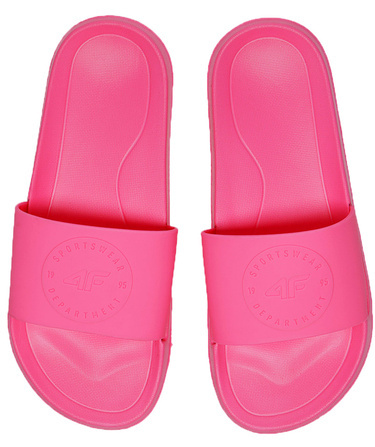 Klapki sportowe 4F F016A dziewczęce gumowe róż