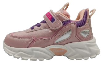 Buty sportowe sneakersy dziewczęce na rzep różowe