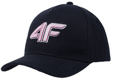 Czapka z daszkiem na lato 4F F246 bejsbolówka czarna
