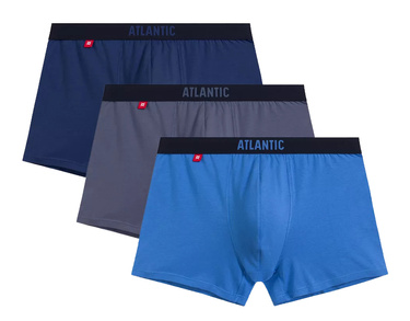 Bokserki męskie Atlantic majtki bawełniane 3MH-011 3 PACK