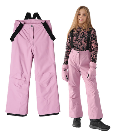 Spodnie narciarskie 4F dziewczęce membrana 5000 F659 56S róż