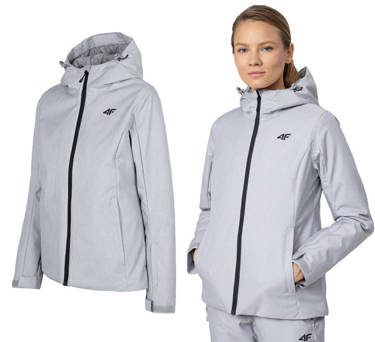 Kurtka narciarska 4F KUDN001 membrana 5000 szara