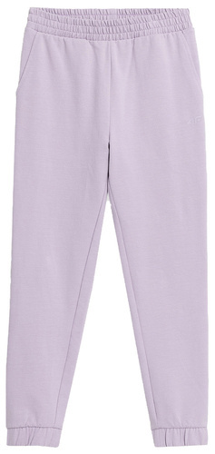 Spodnie dresowe dziewczęce 4F F158 sportowe fioletowe