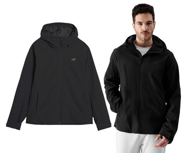 Kurtka przejściówka 4F M703 membrana 5000 czarna