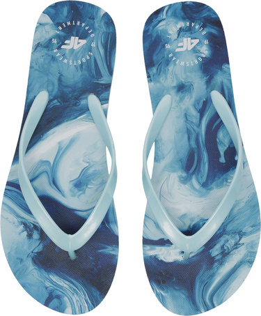 Klapki damskie 4F KLD004 91S japonki niebieskie